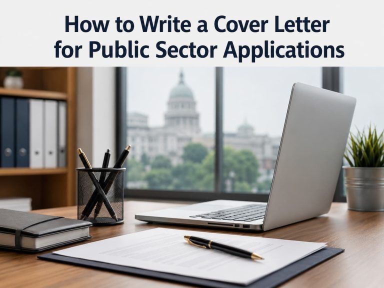 How to Write a Cover Letter for Public Sector Applications